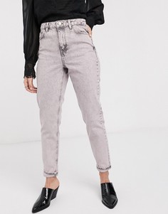 Розовые джинсы в винтажном стиле Topshop-Розовый