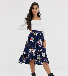 Юбка с цветочным принтом Vero Moda Petite-Мульти
