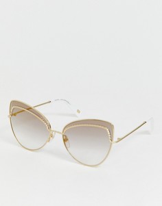 Солнцезащитные очки в металлической оправе Marc Jacobs-Золотой