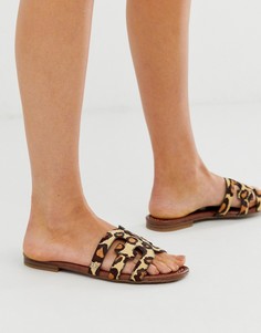 Сандалии с леопардовым принтом Sam Edelman-Мульти