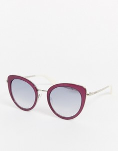 Солнцезащитные очки "кошачий глаз" Love Moschino-Фиолетовый