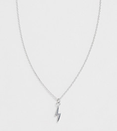 Серебряное ожерелье с подвеской в виде молнии Kingsley Ryan-Серебряный