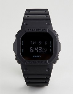 Цифровые часы с черным силиконовым ремешком G-Shock DW-5600BB-1ER Heritage-Коричневый