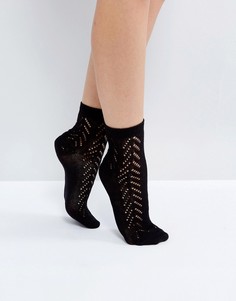 Ажурные носки ASOS-Черный