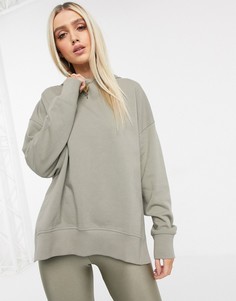 Oversized-худи от комплекта шалфейно-зеленого цвета ASOS DESIGN-Зеленый