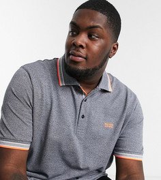 Темно-синее поло BOSS Athleisure-Темно-синий