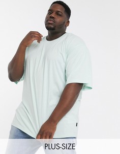 Зеленая oversize-футболка из органического хлопка Soul Star Plus-Зеленый