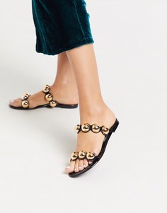 Черные сандалии ASOS DESIGN-Черный