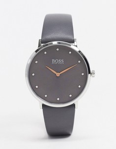 Серые женские часы Boss by Hugo Boss-Серый