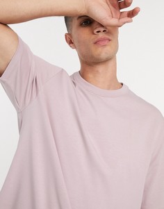 Розовая футболка свободного кроя ASOS WHITE-Розовый