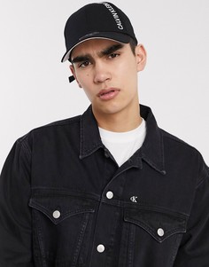 Черная джинсовая куртка oversized Calvin Klein Jeans CK1 Capsule-Черный