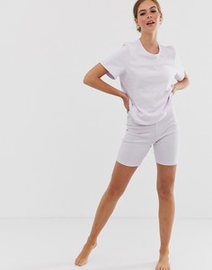 Комбинируемые леггинсы-шорты ASOS DESIGN-Фиолетовый