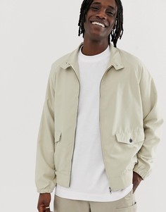 Светло-бежевая oversize-куртка Харрингтон ASOS DESIGN-Светло-бежевый