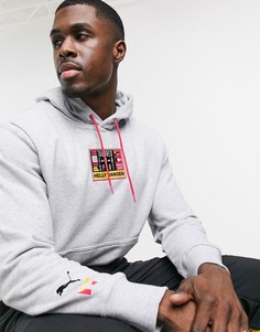 Худи серого цвета Puma x Helly Hansen-Серый