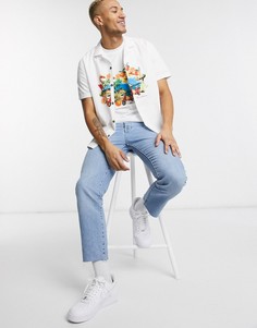Свободная рубашка от комплекта ASOS DESIGN-Белый