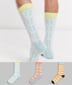 Набор из 3 пар носков HS By Happy Socks-Мульти