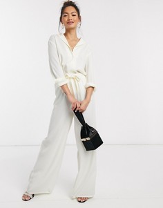 Эксклюзивная свободная рубашка кремового цвета In The Style-Кремовый