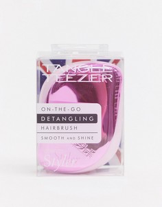 Компактная розовая щетка для распутывания волос Tangle Teezer-Розовый