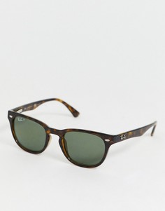 Солнцезащитные очки в черепаховой оправе Ray Ban-Коричневый