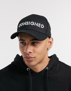 Фирменная бейсболка Consigned-Черный