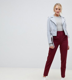 Брюки-сигареты с завышенной талией ASOS DESIGN Tall mix & match-Красный