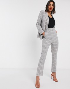 Строгие клетчатые брюки от комплекта Fashion Union-Мульти