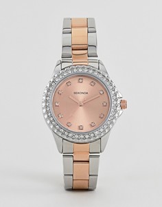 Наручные часы с циферблатом цвета розового золота Sekonda 4254-Розовый