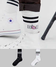 Набор из 2 пар спортивных носков ASOS DESIGN Simpsons - Скидка-Мульти