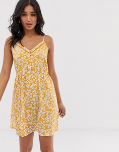 Платье на бретелях с цветочным принтом Vero Moda-Мульти