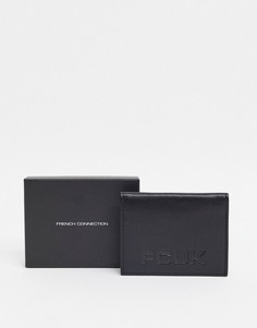 Кожаный кошелек для карт French Connection-Черный