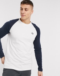 Лонгслив с рукавами реглан Jack & Jones-Белый