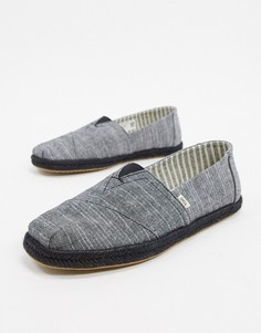 Черные эспадрильи Toms-Черный
