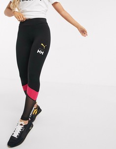 Черные леггинсы Puma x Helly Hansen-Черный