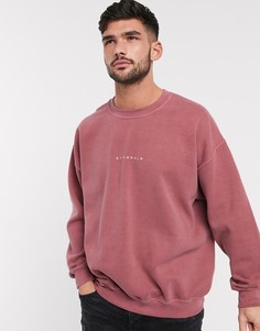 Бордовый свитшот Topman-Красный