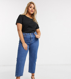 Синие джинсы до щиколотки Levis Plus 501-Синий