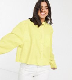 Желтая короткая вельветовая рубашка COLLUSION-Желтый