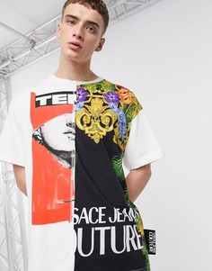 Белая футболка Versace Jeans Couture-Белый
