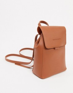 Мини-рюкзак с клапаном без подкладки Claudia Canova-Светло-коричневый