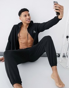 Худи черного цвета от комплекта на молнии Calvin Klein CK One-Черный