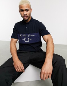 Темно-синяя футболка-поло с логотипом Fred Perry-Темно-синий