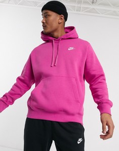 Худи розового цвета Nike Club-Розовый