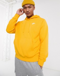 Худи желтого цвета Nike Club-Желтый