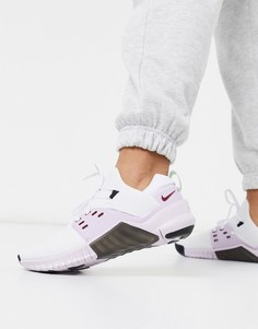 Бело-лавандовые кроссовки Nike Training Metcon 2-Белый