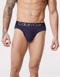 Хлопковые трусы Calvin Klein-Темно-синий