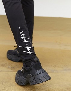 Черные супероблегающие джоггеры от комплекта с логотипом ASOS x Dark Future-Черный