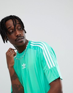 Зеленая футболка в стиле ретро adidas Originals Nova Football CD6272-Зеленый