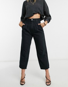 Черные широкие джинсы в стиле 80-х со складками Levis-Черный Levis®