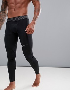 Черные леггинсы Nike Training pro hypercool 888295-011-Черный