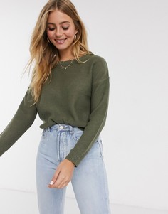 Джемпер с круглым вырезом Brave Soul-Зеленый