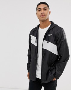 Черная ветровка с логотипом Reebok-Черный
